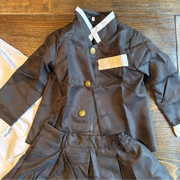 Kids DEMON SLAYER Kanao Tsuyuri Swordswoman Costume Anime Sz 110 US 4T 4/5 NWT - Picture 4 of 16